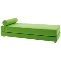 Softline Schlafsofa Lubi Filz grün, Designer Kurt Brandt, 44x82 cm