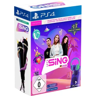 plaion Let's Sing 2025 German Version + 2 Mics) (Playstation 4)