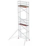Altrex RS Tower 41 PLUS Aluminium ohne Safe-Quick® mit Holz-Plattform 9,20m AH breit 0,90x2,45m