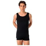 super.natural Sierra140 ärmelloses T-shirt - Jet Black - M