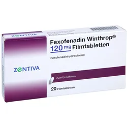 FEXOFENADIN Winthrop 120 mg Filmtabletten 20 St