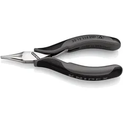 Knipex Elektronik-Greifzange Gesamt-L.115mm ESD flachbreite Backen spiegelpol.Form 1