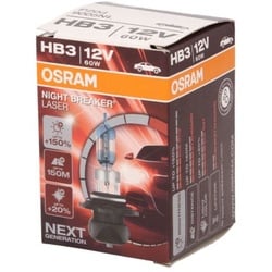 Glühlampe Halogen OSRAM HB3 Night Breaker Laser 12V, 60W, 1 Stück