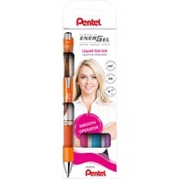 Pentel EnerGel XM BL77 Gelroller, 4er-Set (BL77-4COL)