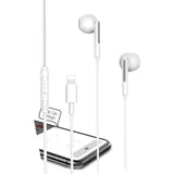 COFI 1453 In-Ear iPhone Kopfhörer Headset Ohrhörer mit Fernbedienung und Mikrofon für iPhone weiß - Weiß
