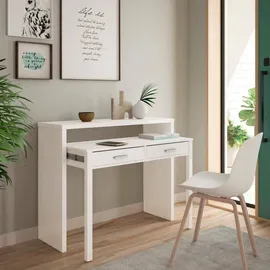 Usinestreet Schreibtisch – weiß 36x98,5x87,5h cm - Weiß