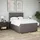 vidaXL Boxspringbett 140 x 200 cm Taupe