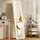 Homcom Ganzkörperspiegel 150 x 40 cm Weiß
