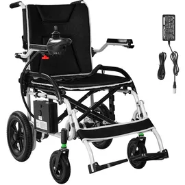 Vevor Elektrischer Rollstuhl faltbar 19 km Reichweite bis 100 kg Tragkraft mit 30,5 cm Reifen für Senioren und Behinderte