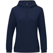 Jako Damen Zip Hoodie Pro Casual, Marine, 34