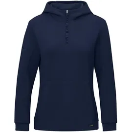 Jako Damen Zip Hoodie Pro Casual, Marine, 34