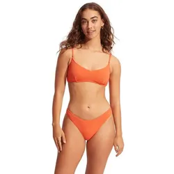 SEAFOLLY Damen Bikinihose Sea Dive High Cut Pant, Mandarin, 38