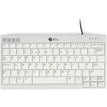 Bakker Elkhuizen BakkerElkhuizen UltraBoard 950 V2 Standard Compact, weiß/grau, USB, UK (BNEU950V2UK)