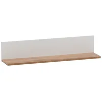 Lomadox Wandboard in matt weiß mit Eiche, JAUSA-80