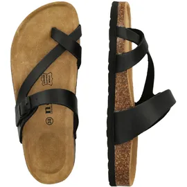 NOU "Hardinsburg V2", Damen, Gr. 39, schwarz, Lederimitat, Schuhe Sandale, atmungsaktiv