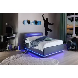 Meise Möbel Circle Polsterbett mit LED Beleuchtung
