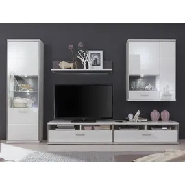 MCA Furniture Wohnwand 321 x 201 x 52 cm (B/H/T)