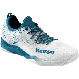 Kempa Wing Lite 2.0 Handballschuhe Weiß Deep Blau, 44.5 EU