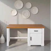 Interlink Inter Link Schreibtisch Maluno Holz Weiß