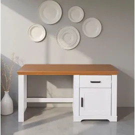 Interlink Inter Link Schreibtisch Maluno Holz Weiß