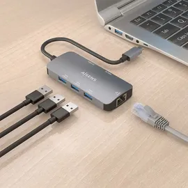 AISENS ASUC-6P019-GR USB-C 6 in 1 AISENS PC