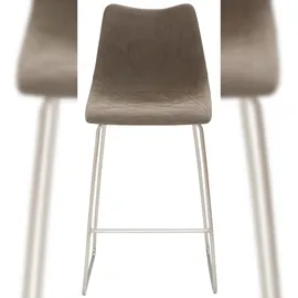 Mayer Sitzmöbel Mayer Barhocker mySOLO 1175 K4 545 schlamm Kunstleder, 1 St.