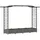 vidaXL Hochbeet mit Rankgitter und Dach 207 x 40 x 126 cm Hellgrau