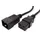 Roline Netzkabel Stecker C20 - Buchse C19, schwarz, 3 m