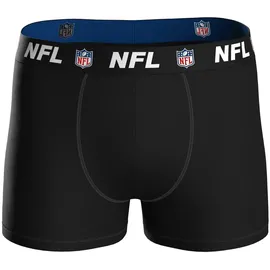 NFL Boxershorts 3er Pack Schwarz XXL