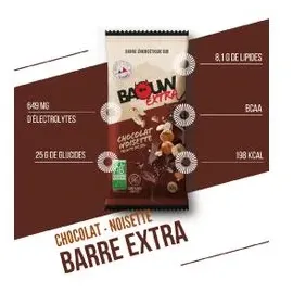 baouw Energieriegel Schokolade Haselnuss Riegel 50 g