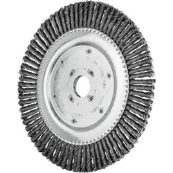 PIPELINE Bürste gezopft RBG Ø 178x6x22,2 mm Stahl-Draht-Ø 0,50mm 76-Zöpfe Winkelschleifer