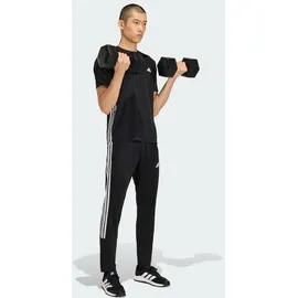 adidas Workout Essentials All-Set 3-Streifen Jogginghose Schwarz/Weiß S
