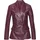 LASCANA Lederimitat-Blazer LASCANA, Damen, Gr. 46, rot (bordeaux), Web, Obermaterial: 100% Polyester. Beschichtung: 100% Polyurethan. Futter: 100% Polyester, unifarben, tailliert Po-bedeckend, Blazer, mit Reverskragen, taillierter Damenblazer, Business-Look