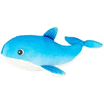 duvoplus Plüsch Wal 27 cm Blau/Weiß