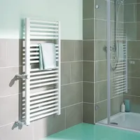 Kermi „Basic®-D“ Badheizkörper, Austauschmodell, Warmwasser- oder Mischbetrieb, E001D1200752LXK,