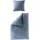 BIERBAUM Senci Uni Optik Blau 155 x 220 cm + 80 x 80 cm
