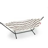 Headdemock Superb Hängematte mit Gestell, gestreift braun-creme