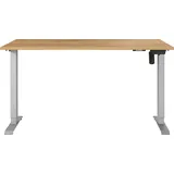 Germania Schreibtisch Boras Eiche / Silber