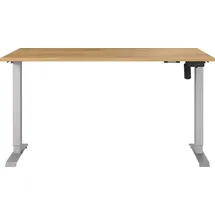 Germania Schreibtisch Boras Eiche / Silber