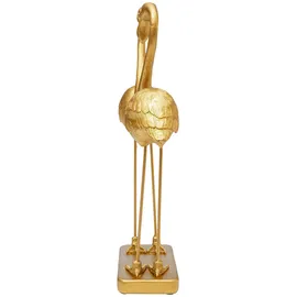 Kare Design Deko Figur Flamingo Love, Gold, Accessoire, Handarbeit, Artikelhöhe 39cm