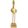 Kare Design Deko Figur Flamingo Love, Gold, Accessoire, Handarbeit, Artikelhöhe 39cm