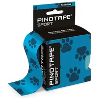 PINOTAPE Sport - Sensitive Tape - Paw (Pfote) - 5 cm x 5 m - wasserfestes Kinesiotape - für sensible Haut - latexfrei - starke Haftung