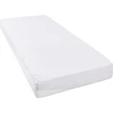 OTTO home Spannbettlaken Jersey-Elasthan 90 x 200 - 140 x 200 - 180 x 200 cm weiß