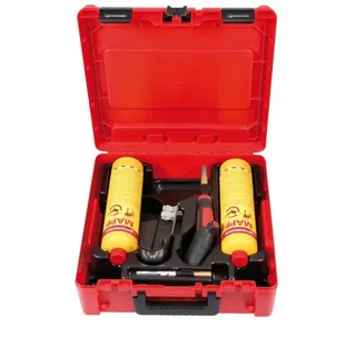 Rothenberger SUPER FIRE 4 HOT BOX, 7/16"-EU, Sprachversion A, neues MAPP Gas
