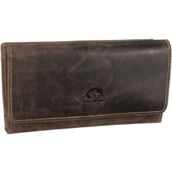 Greenburry Geldbörse Vintage Damenbörse Groß Sattelbraun Braun Damen 