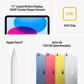 Apple iPad 11" (11. Generation 2025) 512 GB Wi-Fi Pink