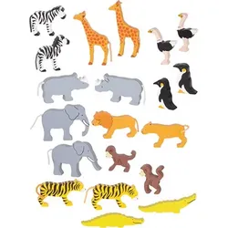 Afrikanische Tiere, 20 Teile