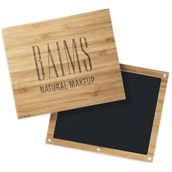 Baims Natural Makeup Bambus Palette für Puder und Lidschatten (Magnetisch ohne Inhalt)