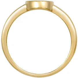 Elli Ring 925 Sterling Silber Siegelring in gold, | Gr.: 52