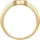 Elli Ring 925 Sterling Silber Siegelring in gold, | Gr.: 52